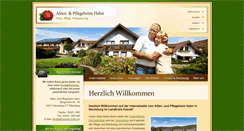 Desktop Screenshot of pflegeheim-hahn.de